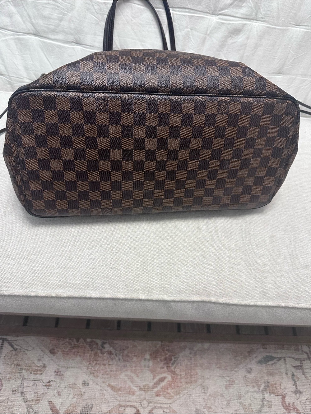 Louis Vuitton Brown Damier Neverfull GM Tote Bag - Picture 7 of 8